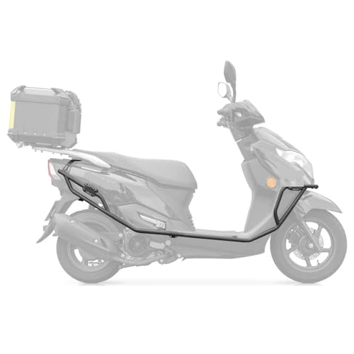Barre protection moteur moto Tiger Shark VX125 en acier carbone durable