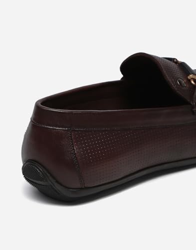 Image of Monte Carlo Mens Solid Slip on Genuine Leather Loafers (201818FW)