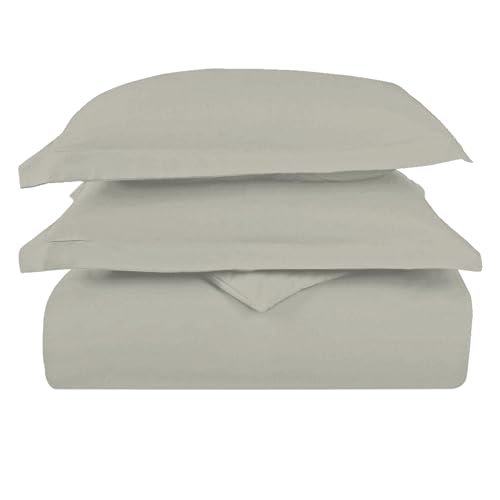 Pizuna Luxurios Cotton Super King Duvet Cover Set Silver