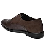 Mens-Stylish-Brown-Perforated-Leather-Dress-Shoes