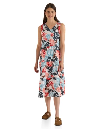 Cecil Midikleid mit V-Neck und Print