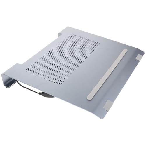 Base para laptop de aleación de aluminio con ventiladores y altura ajustable miniatura 7