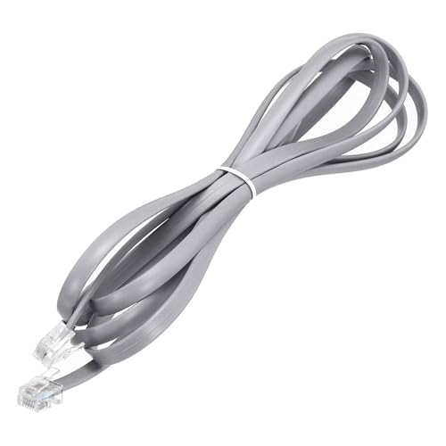 Cable telefónico RJ12 para solucionar interferencias en llamadas de voz y faxes de oficina