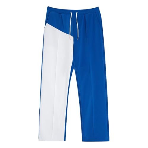 Pantalón cargo oversize de hombre azul, talle M miniatura 2