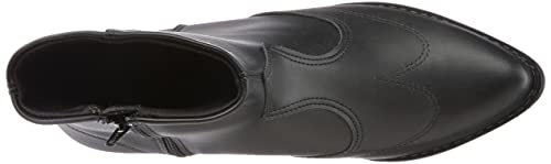 Bota Beira Rio Estilo Cowboy Napa Berlim Salto Baixo,Preto, 35