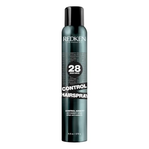 Redken, Laca de fijación anti encrespamiento de 24 horas de duración, Antihumedad, Secado rápido, Fórmula vegana, Control, 400ml