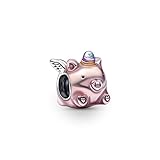 Charm Pandora Moments 792573C01 cerdito unicornio