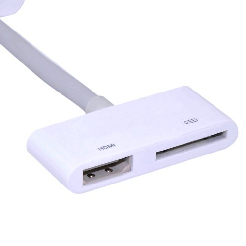 Dilili Digital AV HDMI Adapter to HDTV for Apple iPad 2 iPhone 4S 4G iPod Touch 1080P with HDMI Cable-Not Support IOS 8.0