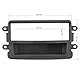 tomzz Audio 2409-002 Radioblende kompatibel mit Dacia Lodgy Dokker Duster Sandero ab 2012 Renault Captur ab 2013 dunkel grau