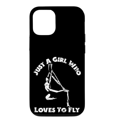 �󒆃_���V���O Just A Girl Who Loves To Fly ���_���_���X �X�}�z�P�[�X iPhone 12/12 Pro �p