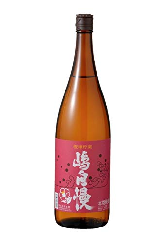 Amazon.co.jp: 伊豆諸島新島 嶋自慢 樫樽貯蔵 25度1800ml 麦焼酎