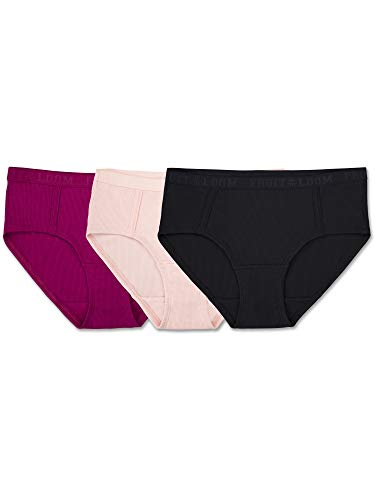Fruit of the Loom Women's Underwear Soft and Comfy Panties, Boy Brief - Stretch - Assorted Color, 5