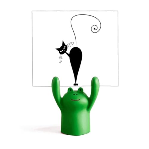 Porte-mémo chat noir Halloween cadeau original pour collègue et passionné de papeterie