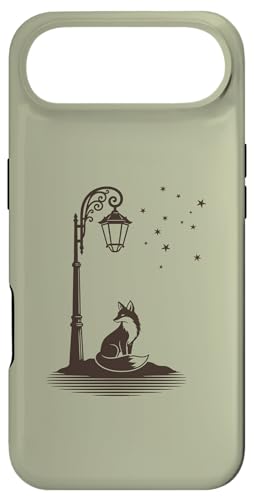 Cute Wild Red Fox Wildlife Street Lamp Stars �X�}�z�P�[�X iPhone Air �p