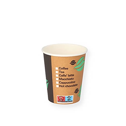 Foto von 1000 Hartpapierbecher Coffee to Go Pappbecher 0,2l