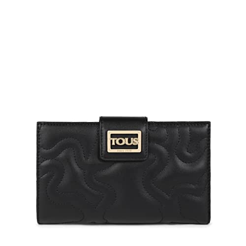 Tous L. K Dream, Accesorio de Viaje-Billetera para Mujer, poliuretano, Negro, Grande