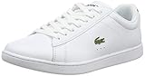 Forro de material textil Lacoste Sport Carnaby EVO BL 1 SPW, Zapatillas para Mujer, Blanco (Wht), 38 EU