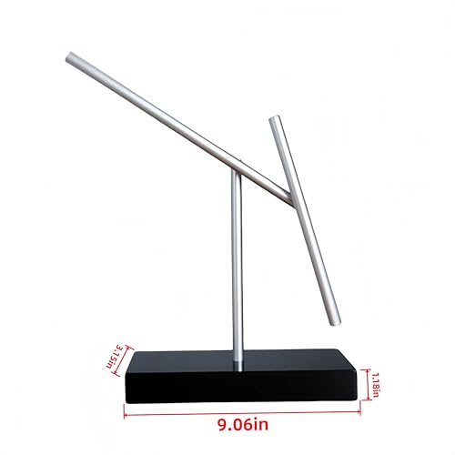 CulinaryEdge Kinetic Energy Sculpture Pendulum Perpetual Motion Ornament Desktop Anti-Gravity Pendant Silent Metal Desk Toy