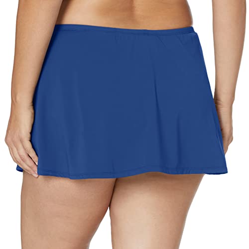 Image of Ocean 24th Women's Plus-Size Solid Skirted Bikini Bottom