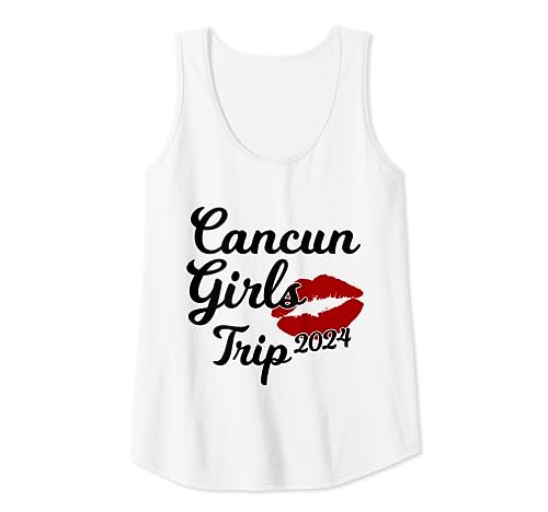 Cancún México Girls Trip 2024 Matching Group Camiseta sin Mangas