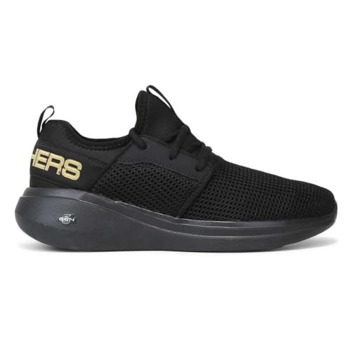 Tênis Go Run Fast, Skechers, Feminino, Preto / Dourado, 36
