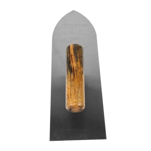 KOCKSHION Cazzuola in Acciaio Inox Per Intonaco Con Manico Resistente Spatola Lisciante Per Cartongesso e Strumento Versatile Per Livellare e Rasare Pareti