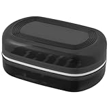 VILLFUL Reise Seifenbox mit Deckel aus Robustem Kunststoff Tragbarer Seifenhalter für Dusche und...