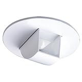 Halo Recessed 1497P 4-Inch Adjustable Mirror Trim with Scoop, White