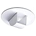 Halo Recessed 1497P 4-Inch Adjustable Mirror Trim with Scoop, White