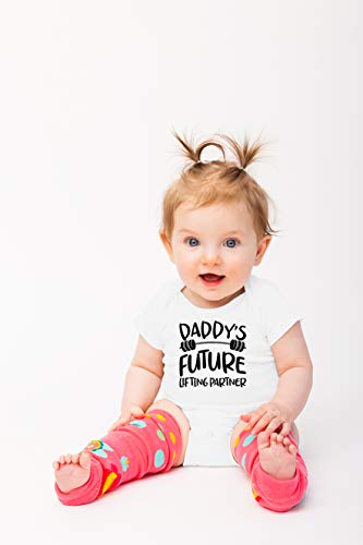 Daddy's Future Lifting Partner - Funny Baby Essentials Bodysuit - Baby Girl Clothes Boy Romper4