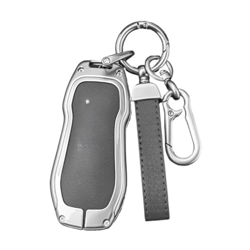 BLCAOPS �Ԃ̃L�[�P�[�X�J�o�[ Xpeng Xiaopeng G6 G9 P7 P7I G3 G3I P5 2021-2024 �V�F���L�[�z���_�[(Silver Grey)