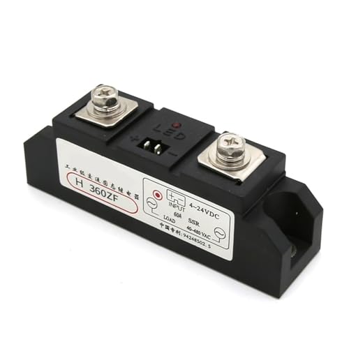 Relé de estado sólido H3120ZF con alta capacidad de 120 A para control CC a CA 6