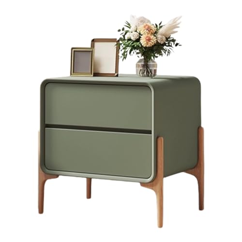 Table de chevet en bois meuble de rangement chambre à coucher 2 tiroirs
