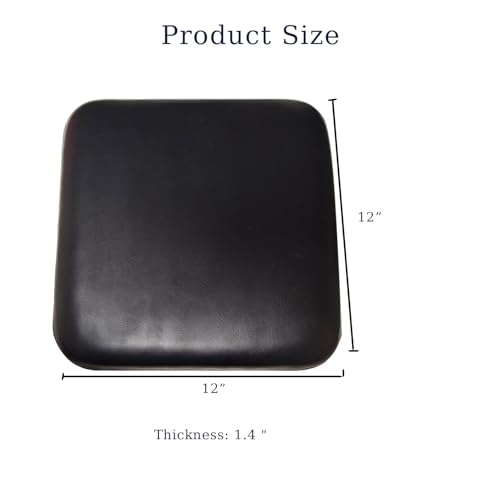 YZRYXHWL Rollator Seat Cushion, 12 \"X12 Replacement,Rolling Walkers Replacement Parts(1ea Black)