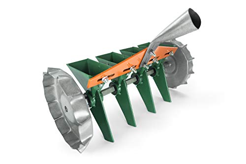 Varomorus Metal Precision Manual Seeder for Vegetables Greens Onion Radish Beets (4-Row)