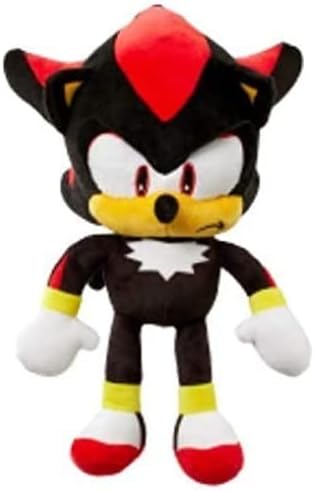 Envi Sonic The Hedgehog 12 Inch Plush Soft Toys Sonic Tails Knuckles Shadow (SHADOW)