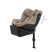 CYBEX Gold Kinder-Autositz Sirona Gi i-Size Plus inkl. Base, Ab ca. 3 Monaten bis 4 Jahre (Ab Geburt mit Neugeboreneneinlage), Max. 20 kg, 61 - 105 cm (Ab 40 cm mit Neugeboreneneinlage), Almond Beige – Ansicht 8