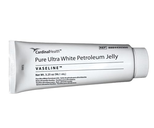 Image of 5 Pack Medical Grade Vaseline Pure Ultra White Petroleum Jelly, 3.25 oz (97.5 mL) Tubes ONLY by Kendall/Covidien