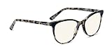 Bolle Safety LYON, Blue Light Blocking Safety Glasses, Acetate Light Tortoise, PC lenses Plano, One Size
