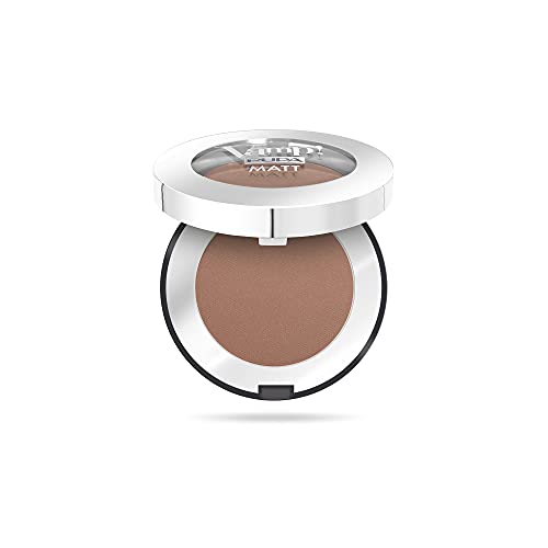 Pupa Milano Vamp! Matt Compact Eyeshadow - Extreme Matte Finish - Silky Velvet Formula Applies Easily - Creamy Texture Ensure Powders Blend Seamlessly - Lasts All Day - 040 Warm Nude - 0.088 Oz #TOP7