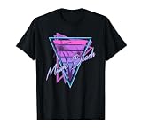 Retro Miami Beach Vintage 80s Beach Vacation Souvenir T-Shirt, Men, Black, 3X-Large