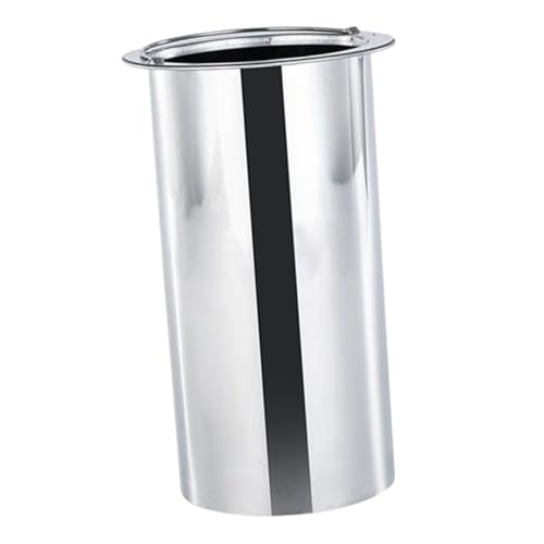 VANZACK Porta Spiedini in Acciaio 25 Cm Per Barbecue, Contenitore Per Bastoncini Da Griglia Leggero e Resistente, Secchio Per Spiedini Per Feste e Cene All’aperto