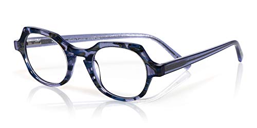 Image of eyebobs Heda Letus Unisex Premium Reading Glasses for Men and Women | Round Eye Glasses