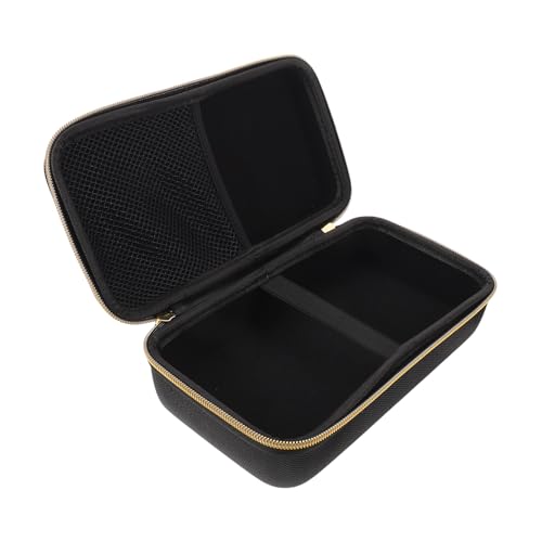 Organizador portátil de plástico negro Kisangel: caja organizadora de cables y accesorios