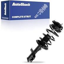 AutoShack Front Complete Strut & Coil Spring Assembly - Driver Side for Toyota, Corolla 2003-2008, FWD L4 1.8L