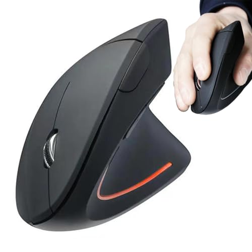 Ergonomische Drahtlose Mäuse - Leise Computer Mäuse - Vertikale Empfänger-Aufladung Eingabegerät Für Dienstreise Profession Arbeit Spiel Studium Laptop Zuhause