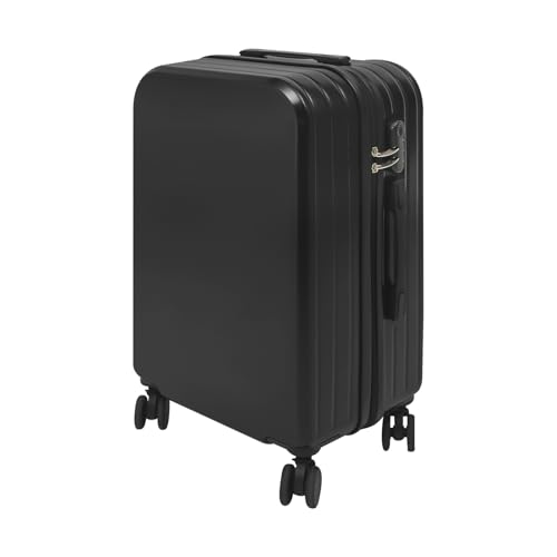 24" Travel Luggage Suitcase with Cup Holder,Travel Luggage Suitcase (Black)4