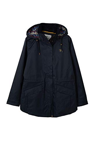 LightHouse Kendal Womens Raincoat, Highly Waterproof Windproof Country Jacket with Detachable Lined Hood, Nightshade - 18