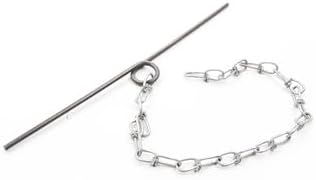 Velvac 601063 Fuel Tank Cap Chain and Crossbar Replacement Chain and Crossbar for Non Vented Cap and Bayonet Fuel Cap