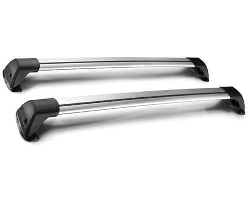 Barres de toit Smart Two 451 en alu pour transporter vos bagages de vacances en duo